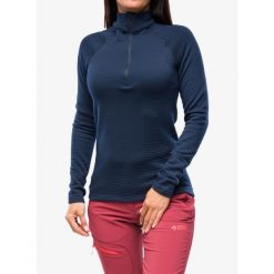 Bluza termiczna damska Houdini Desoli Thermal Half Zip. Niebieskie bluzy damskie Houdini, na zimę, xs, bez wzorów, bez kaptura. W wyprzedaży za 1,021.85 zł.