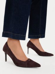 MEXX Szpilki EO-WS1313-02 Brązowy. Brązowe szpilki damskie Mexx, bez wzorów, ze skóry, bez obcasa, na szpilce, bez zapięcia. Za 329.99 zł.