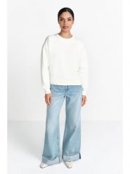 Rich & Royal Bluza w kolorze białym rozmiar: L. Białe bluzy damskie Rich & Royal, l, bez wzorów, bez kaptura. Za 166.88 zł.