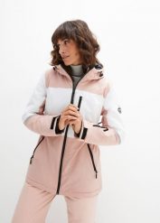 Funkcjonalna kurtka narciarska, wodoodporna. Czerwone kurtki sportowe damskie bonprix, na zimę, s, bez wzorów, bez kaptura. Za 379.99 zł.