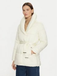 U.S. Polo Assn. Kurtka puchowa WUP1216 Biały Relaxed Fit. Białe kurtki damskie U.S. Polo Assn., m, bez wzorów, z puchu, bez kaptura. Za 499.99 zł.