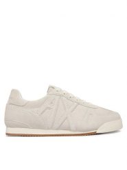 Armani Exchange Sneakersy XW002794 AF19687 Z0001 Biały. Białe obuwie sportowe damskie Armani Exchange, ze skóry, bez zapięcia. Za 759.99 zł.