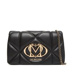 Torebka LOVE MOSCHINO. Czarne torebki wieczorowe damskie Love Moschino, bez wzorów, bez dodatków. Za 539.99 zł.