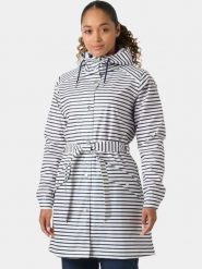 Płaszcz Przeciwdeszczowy Damski Helly Hansen W Kirkwall II. Białe płaszcze damskie Helly Hansen, m, bez wzorów, z materiału, bez kaptura. Za 579.00 zł.
