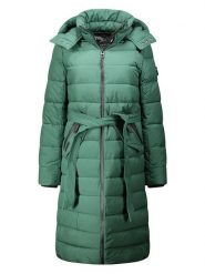 Canadian Peak Płaszcz zimowy "Cabimeak" w kolorze zielonym rozmiar: XL. Zielone płaszcze damskie Canadian Peak, na zimę, xl, bez wzorów, z puchu, bez kaptura. Za 260.99 zł.