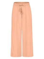 Sublevel Spodnie w kolorze pomarańczowym rozmiar: L. Pomarańczowe spodnie materiałowe damskie Sublevel, bez wzorów, z materiału. Za 82.99 zł.