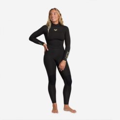 Pianka surfingowa damska Roxy Prologue 3/2 mm. Brązowe kombinezony damskie Roxy, s, bez wzorów, z elastanu, sportowe, bez kołnierzyka, bez ramiączek, długie. Za 659.99 zł.