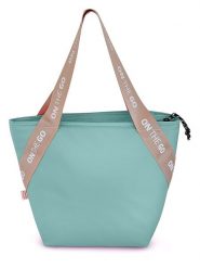 IRIS Barcelona Torba termiczna "On the go" w kolorze turkusowym na lunch - 33,5 x 24 x 14 cm rozmiar: onesize. Niebieskie torby sportowe IRIS Barcelona, bez wzorów, z materiału. Za 69.91 zł.