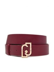 Liu Jo Pasek Damski Hips Belt 3,5 Cm AF5238 E0077 Bordowy. Czerwone paski damskie Liu Jo, bez wzorów, ze skóry. Za 269.99 zł.