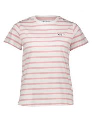 Pepe Jeans Koszulka w kolorze jasnoróżowo-białym rozmiar: XL. Białe bluzki damskie Pepe Jeans, xl, bez wzorów, z bawełny, bez kołnierzyka, bez ramiączek. Za 83.45 zł.