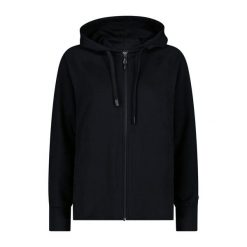 Bluza damska z kapturem CMP. Czarne bluzy damskie CMP, bez wzorów, z polaru, z kapturem. Za 251.50 zł.