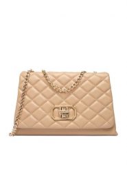 Nine West Torebka CEO-Blanca-LDA8701 Beżowy. Brązowe torebki wieczorowe damskie Nine West, bez wzorów, z materiału, bez dodatków. Za 199.99 zł.