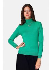 William de Faye Golf w kolorze zielonym rozmiar: 34. Zielone golfy damskie William de Faye, bez wzorów, z kaszmiru, bez ramiączek. Za 113.99 zł.