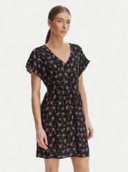 ONLY Sukienka letnia Nova 15342707 Czarny Regular Fit. Czarne sukienki damskie Only, bez wzorów, z wiskozy, bez ramiączek. Za 129.99 zł.