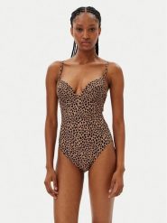 MICHAEL Michael Kors Strój kąpielowy MM54115 Beżowy. Brązowe stroje jednoczęściowe MICHAEL Michael Kors, bez wzorów, z syntetyku. Za 549.99 zł.