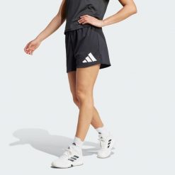 Szorty Train Essentials Big Logo. Czarne obuwie sportowe damskie Adidas, bez zapięcia, na fitness i siłownię. Za 157.00 zł.
