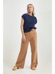 Josephine & Co Spodnie "Jelmer" w kolorze jasnobrązowym rozmiar: 42. Brązowe spodnie materiałowe damskie Josephine & Co, bez wzorów, z materiału. Za 188.85 zł.