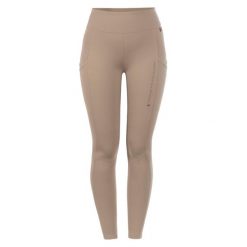 Damskie legginsy jeździeckie z pełną przyczepnością Cavallo Leah. Brązowe legginsy damskie CAVALLO, s, bez wzorów, z materiału, do jazdy konnej. Za 343.00 zł.