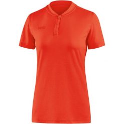 Polo Jako Prestige. Czerwone koszulki sportowe damskie JAKO, bez wzorów, bez ramiączek. W wyprzedaży za 130.00 zł.