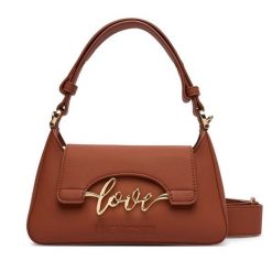 Torebka LOVE MOSCHINO. Brązowe torebki klasyczne damskie Love Moschino, bez dodatków. Za 919.99 zł.