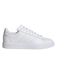 Adidas Sneakersy "Grand Court 2.0" w kolorze białym rozmiar: 38 2/3. Białe obuwie sportowe damskie Adidas, bez zapięcia. Za 235.88 zł.