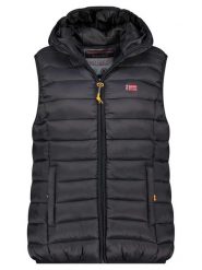 Geographical Norway Kamizelka pikowana "Vatikolor" w kolorze czarnym rozmiar: XL. Czarne kamizelki damskie Geographical Norway, xl, bez wzorów, bez kaptura. Za 126.75 zł.