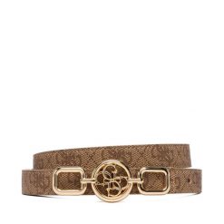 Pasek Damski Guess. Brązowe paski damskie Guess, z aplikacjami. Za 199.99 zł.