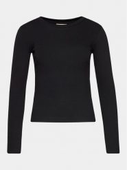Outhorn Bluzka OTHAW23TLONF175 Czarny Regular Fit. Czarne bluzki damskie Outhorn, xl, bez wzorów, z bawełny, bez kołnierzyka, bez ramiączek. W wyprzedaży za 49.99 zł.