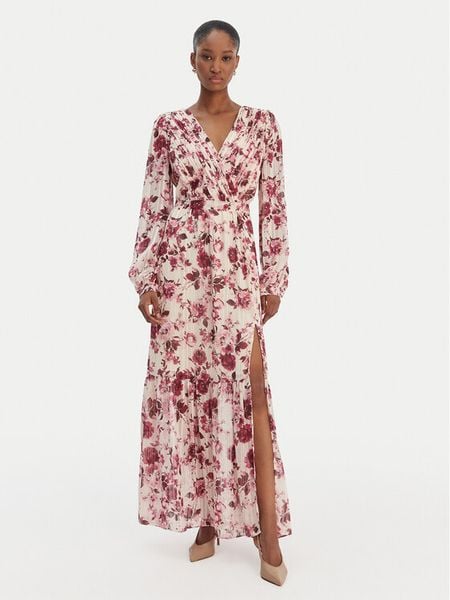 Guess Sukienka wieczorowa W6RK39 WJ712 Écru Regular Fit. Sukienki damskie Guess, z aplikacjami, z syntetyku, wizytowe, bez ramiączek. Za 699.99 zł.