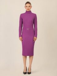 APART Sukienka dzianinowa w kolorze fioletowym rozmiar: 38. Różowe sukienki damskie Apart, bez wzorów, z dzianiny, bez ramiączek. Za 230.99 zł.