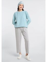 ELBSAND Spodnie dresowe "Piku" w kolorze szarym rozmiar: M. Szare spodnie dresowe damskie ELBSAND, m, bez wzorów, z bawełny. Za 165.99 zł.