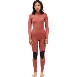 Pianka do pływania damska Billabong 3/2 mm Synergy Back Zip red clay. Brązowe kombinezony damskie Billabong, bez wzorów, z neoprenu, eleganckie, bez kołnierzyka, bez ramiączek. Za 409.99 zł.