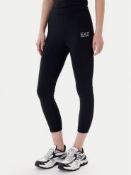 EA7 Emporio Armani Legginsy 7W000932 AF21580 UC001 Czarny Slim Fit. Czarne legginsy damskie EA7 Emporio Armani, xl, bez wzorów, z syntetyku, na fitness i siłownię. Za 429.99 zł.