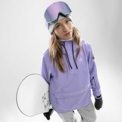 Damska kurtka snowboardowa Sporty zimowe SIROKO W3-W Halti. Fioletowe kurtki damskie SIROKO, na zimę, bez wzorów, z softshellu, bez kaptura. Za 844.00 zł.