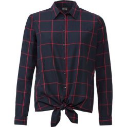 Bluzka w kratę bonprix niebiesko-czarny w kratę. Bluzki damskie marki Mohito. Za 109.99 zł.