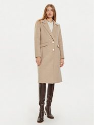 Guess Płaszcz zimowy Nancy W4BL32 WGJG2 Beżowy Regular Fit. Brązowe płaszcze damskie Guess, na zimę, xl, z aplikacjami, z syntetyku, bez kaptura. Za 999.99 zł.