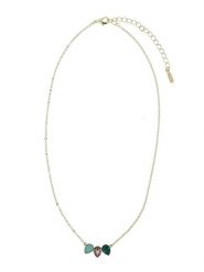 Otazu Pozłacany naszyjnik z kryształami Swarovski - dł. 42 cm rozmiar: onesize. Brązowe naszyjniki damskie Otazu, z kryształem, pozłacane. Za 232.78 zł.