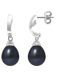 Pearl Addict Srebrne kolczyki-wkrętki z perłami rozmiar: onesize. Czarne kolczyki damskie Pearl Addict, z perłą, srebrne. Za 252.99 zł.