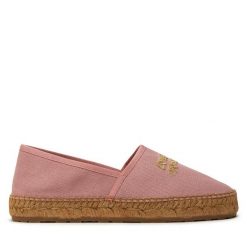 Espadryle LOVE MOSCHINO. Czerwone espadryle damskie Love Moschino, bez wzorów, bez obcasa. Za 779.99 zł.