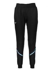 Mizuno Spodnie dresowe w kolorze czarnym rozmiar: S. Czarne spodnie dresowe damskie Mizuno, s, bez wzorów, z dresówki. Za 96.60 zł.