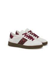 LLOYD Skórzane sneakersy w kolorze biało-czerwonym rozmiar: 39. Białe obuwie sportowe damskie Lloyd, bez zapięcia. Za 306.73 zł.