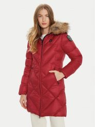 Blauer Płaszcz zimowy 24WBLDK03052 Czerwony Regular Fit. Czerwone kurtki damskie Blauer, na zimę, l, bez wzorów, z syntetyku, bez kaptura. Za 2,029.00 zł.