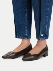 MEXX Baleriny EO-WS4078-03 Brązowy. Brązowe balerinki damskie Mexx, bez wzorów. Za 269.99 zł.
