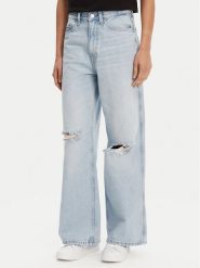 Tommy Jeans Jeansy Claire DW0DW21281 Niebieski Wide Leg. Niebieskie jeansy damskie Tommy Jeans. Za 299.99 zł.
