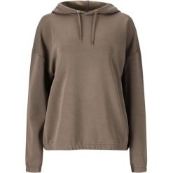 Bluza damska z kapturem Athlecia Namier. Szare bluzy damskie Endurance, bez wzorów, z elastanu, z kapturem. Za 248.00 zł.