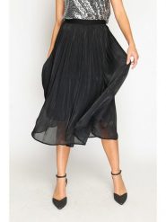 ASSUILI Spódnica w kolorze czarnym rozmiar: 40. Czarne spódnice damskie Assuili, bez wzorów, klasyczne, midi. Za 126.75 zł.