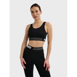 Damskie biustonosze sportowe Hummel TE Maja (x2). Czarne biustonosze sportowe damskie Hummel, bez zapięcia, na fitness i siłownię. Za 128.00 zł.