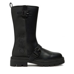 Botki Liu Jo. Czarne botki damskie Liu Jo, bez obcasa, na płaskiej podeszwie, bez zapięcia. Za 719.99 zł.