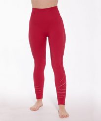 Legginsy damskie treningowe z długą nogawką Brubeck GYM. Czerwone legginsy damskie Brubeck, s, bez wzorów, z dzianiny. Za 129.99 zł.