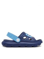 Calvin Klein Jeans Sandały V1X2-83025-0083X S Niebieski. Niebieskie sandały chłopięce Calvin Klein Jeans, z jeansu, bez zapięcia. Za 119.99 zł.